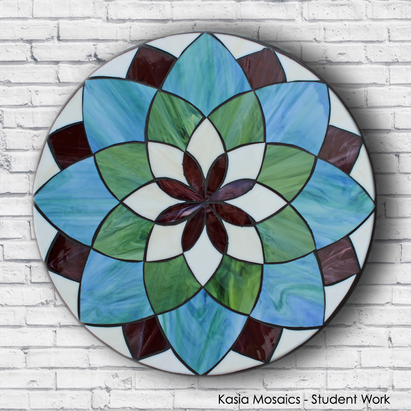 Kasia Mosaics Classes » Template Download: Mandala Design #2